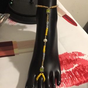 Handmade toe and ankle bracelet